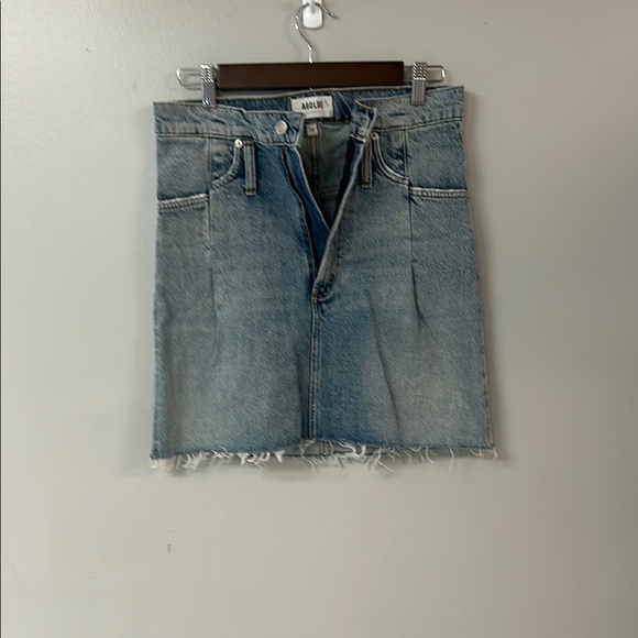 Agolde Blue Mini Pencil Skirt with Cargo Style - Picture 1 of 5